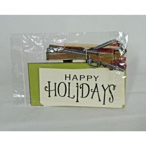 Happy Holiday Expressions Craft Kit New in Bag 3.5 x 7.5" NEW Christmas New Year